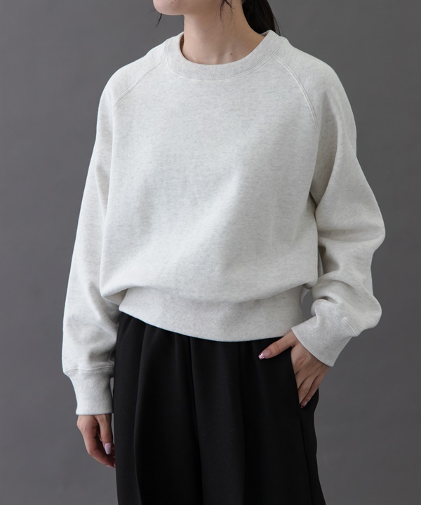 FORK&SPOON 再生棉裏起毛圓領上衣