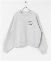 刺繡LOGO針織衫(灰色-1-GRAY)