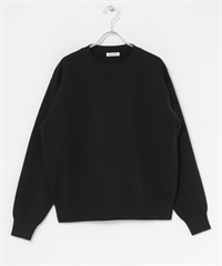 FORK&SPOON 米蘭羅紋圓領針織衫(黑色-1-BLACK)