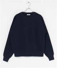 FORK&SPOON 米蘭羅紋圓領針織衫(藏青色-1-NAVY)