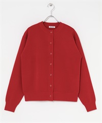 FORK&SPOON 米蘭羅紋圓領開襟衫(紅色-1-RED)