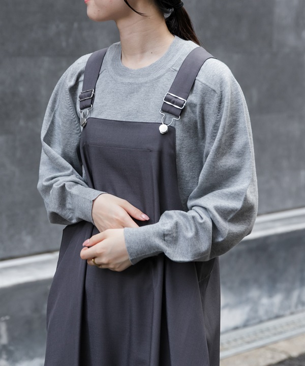 FORK&SPOON 棉混羊毛圓領針織衫