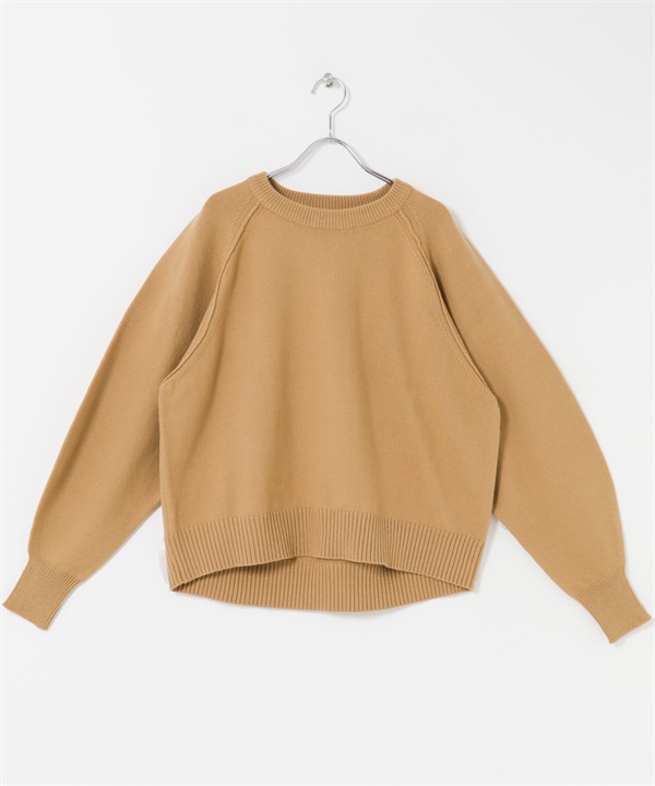 FORK&SPOON 連肩袖針織衫(膚色-1-BEIGE)