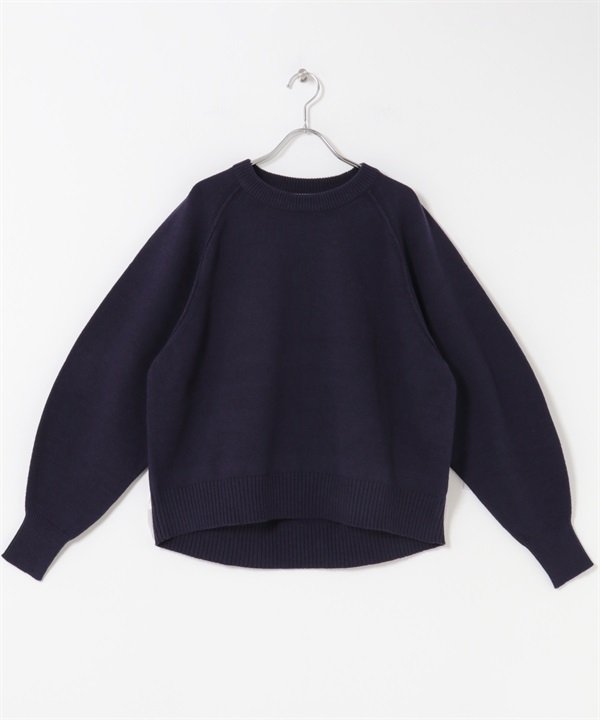 FORK&SPOON 連肩袖針織衫(藏青色-1-NAVY)