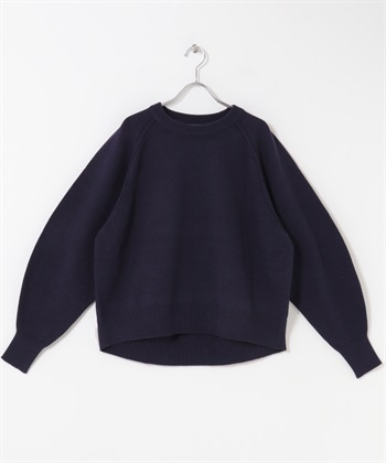 FORK&SPOON 連肩袖針織衫(藏青色-1-NAVY)