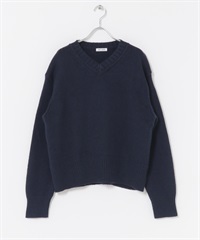 FORK&SPOON V領針織衫(藏青色-1-NAVY)