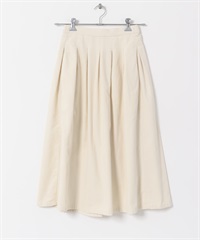 FORK&SPOON 燈芯絨長裙(象牙白-1-IVORY)