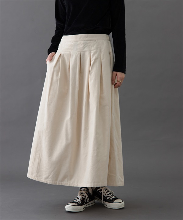 FORK&SPOON 燈芯絨長裙