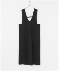 FORK&SPOON 仿羊毛背心裙(黑色-1-BLACK)