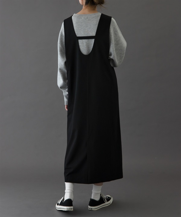 FORK&SPOON 仿羊毛背心裙