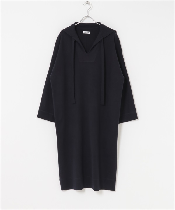 FORK&SPOON 水手領針織洋裝(藏青色-1-NAVY)