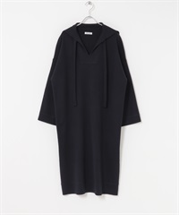 FORK&SPOON 水手領針織洋裝(藏青色-1-NAVY)