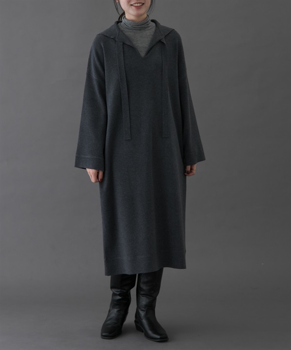 FORK&SPOON 水手領針織洋裝