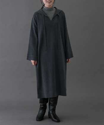 FORK&SPOON 水手領針織洋裝