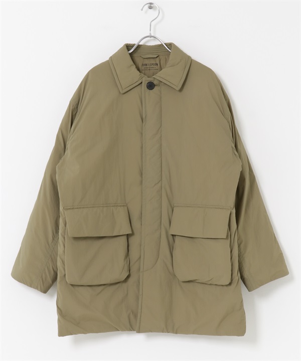 FORK&SPOON SORONA巴爾瑪肯領大衣(膚色-1-BEIGE)