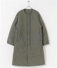 FORK&SPOON SORONA無領大衣(卡其綠-1-KHAKI)