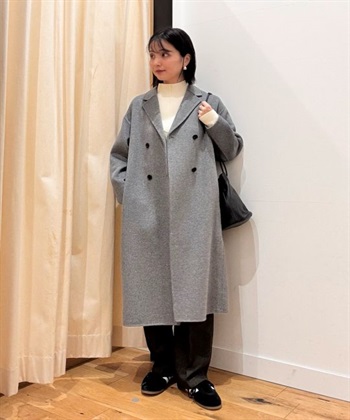 FORK&SPOON 雙面呢長版大衣