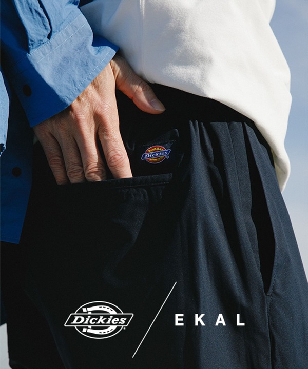 【別注】Dickies×EKAL / 防潑水輕便長褲