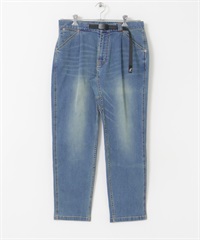 【別注】GRAMICCI / 牛仔登山錐形褲(牛仔仿舊-S-LIGHT INDIGO BLUE)