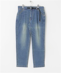 【別注】GRAMICCI / 舒適錐形牛仔褲(淺色仿舊-M-LIGHT INDIGO BLUE)