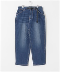 【別注】GRAMICCI / 舒適寬鬆牛仔褲(深色仿舊-M-INDIGO BLUE)