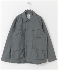 【別注】Snow Peak /尼龍布勞森外套(灰色-L-GRAY)