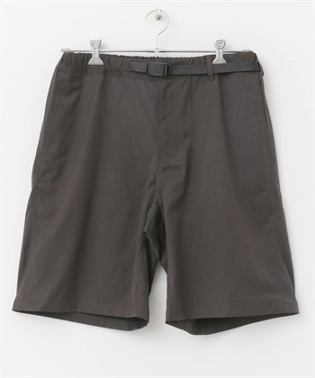 【別注】GRAMICCI / 彈性軋別丁短褲(炭灰色-M-CHARCOAL GRAY)