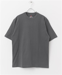 【別注】Hanes / BEEFY-T合身短袖T恤(深灰色-M-DARK GRAY)