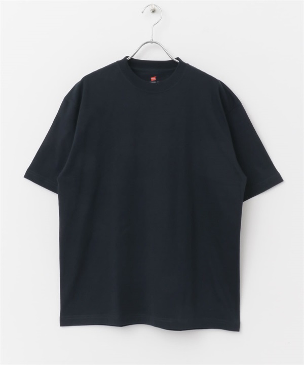 【別注】Hanes / BEEFY-T合身短袖T恤(藏青色-M-NAVY)