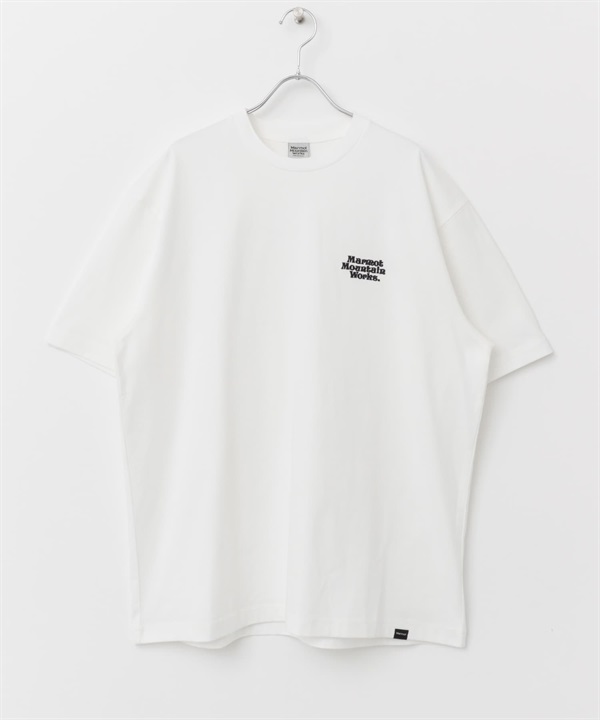 【別注】Marmot / MMW 短袖T恤(白色-M-WHITE)