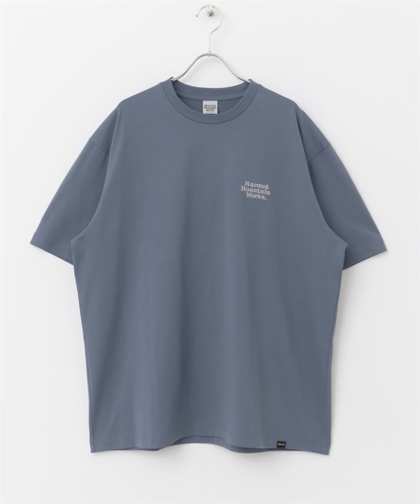 【別注】Marmot / MMW 短袖T恤(靛青色-M-BLUE)