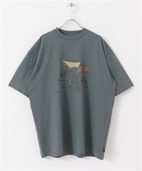 【別注】Snow Peak / WaterActive T恤(灰色-M-GRAY)