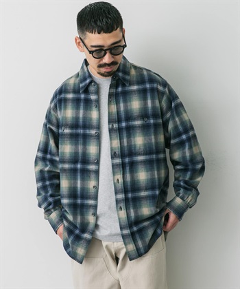 【別注】PENDLETON / 休閒格紋襯衫