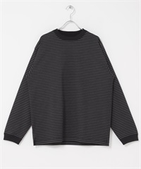 吸水速乾涼感長袖T恤(黑色x白色-M-其他黑色)