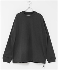 吸水速乾涼感抽繩長袖T恤(炭灰色-M-CHARCOAL GRAY)