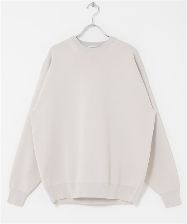 『UR TECH Renew Knit 』圓領套衫(灰膚色-M-GRAY)