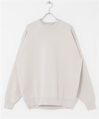 『UR TECH Renew Knit 』圓領套衫(灰膚色-M-GRAY)