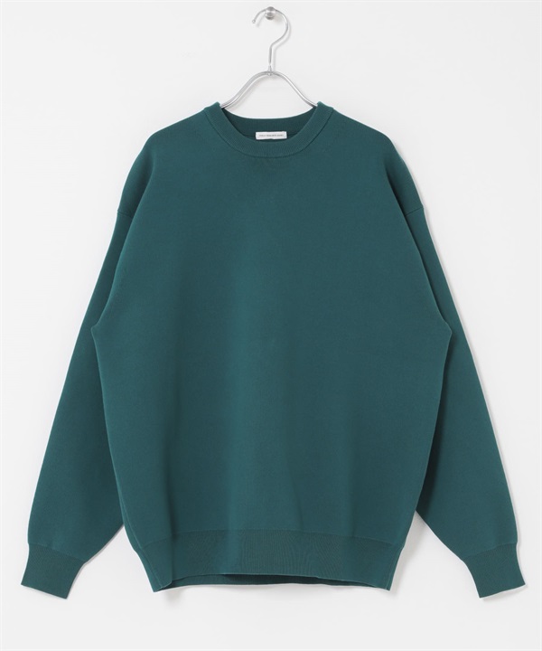 『UR TECH Renew Knit 』圓領套衫(藍綠色-M-GREEN)