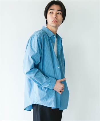 TC府綢標準領襯衫