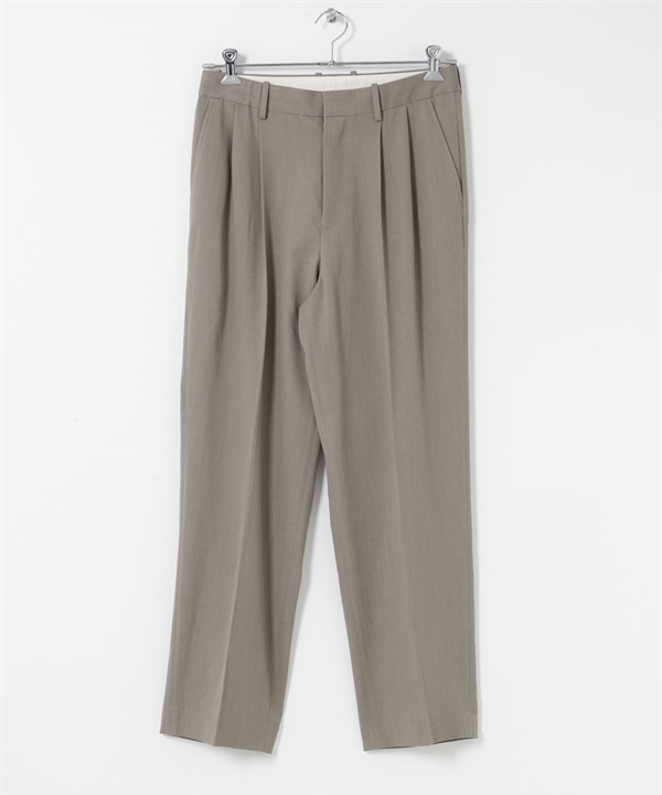『UR TECH完聲 』雙褶寬褲(灰膚色-S-其他膚色)