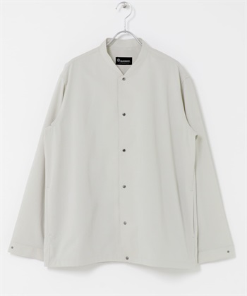 EASY CARE/速乾/UV CUT無領輕量夾克(石灰色-M-其他白色)