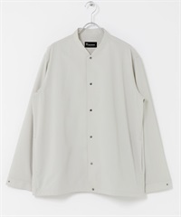 EASY CARE/速乾/UV CUT無領輕量夾克(石灰色-M-其他白色)