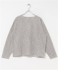 粗節紗細橫紋T恤(原色x黑色-FREE-其他膚色)