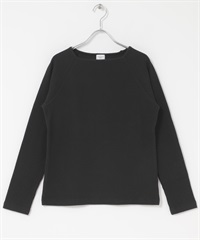 方領羅紋套衫(黑色-FREE-BLACK)