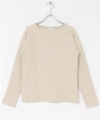 方領羅紋套衫(淺膚色-FREE-L.BEIGE)