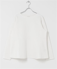 羅馬布荷葉下襬套衫(米色-FREE-OFF WHITE)