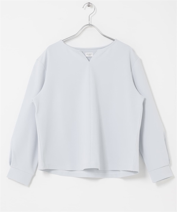 UR TECH V字領緣套衫(淺藍色-FREE-LIGHT BLUE)