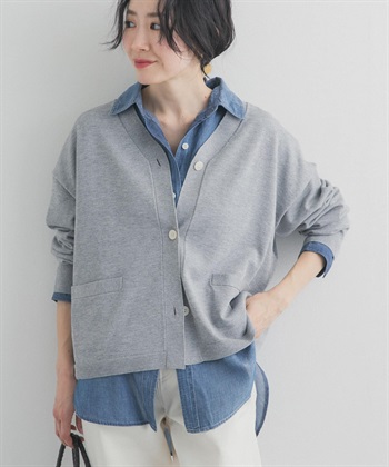 可水洗金蔥開襟衫