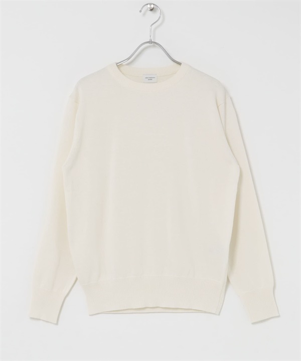 有機棉圓領套衫(米色-FREE-OFF WHITE)