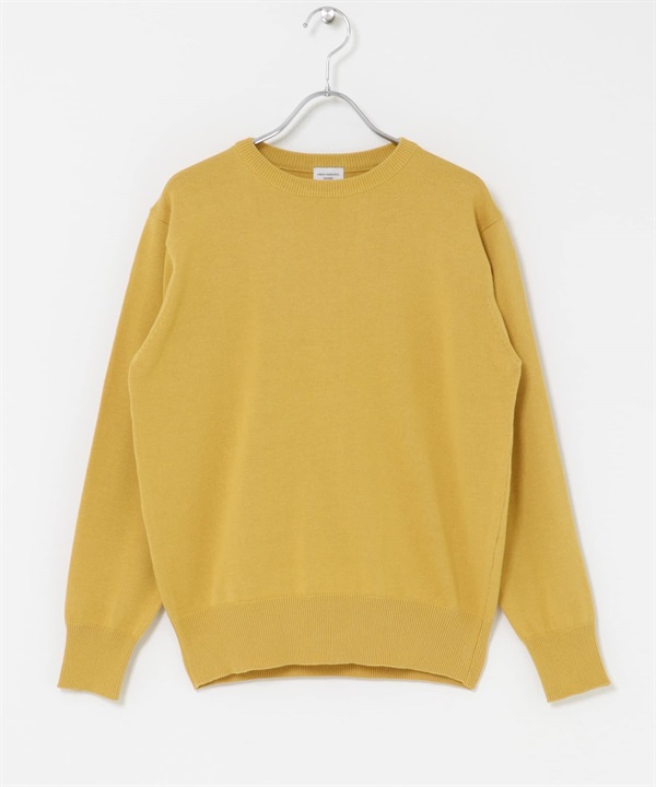 有機棉圓領套衫(黃色-FREE-YELLOW)